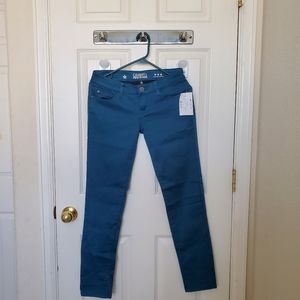 Celebrity Pink Jeans - 3S Teal Low-Rise Skinny